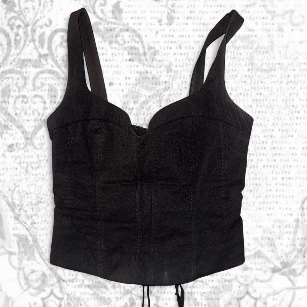 PacSun Black Corset-Style Camisole